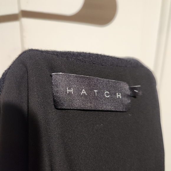 Hatch Maternity The Layla Fringe Black Long Sleeve Dress - Picture 6 of 11